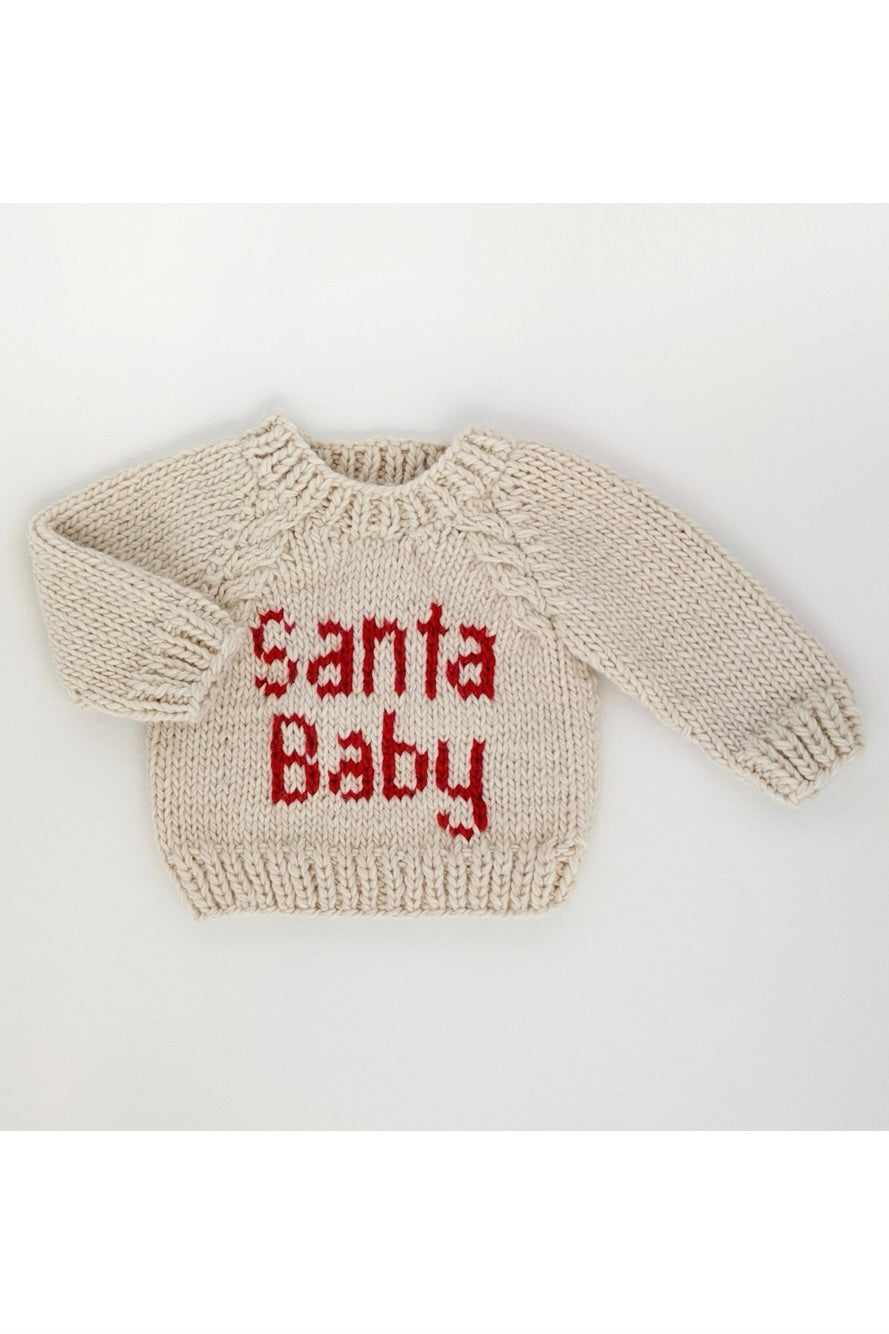 SANTA BABY CREW NECK SWEATER