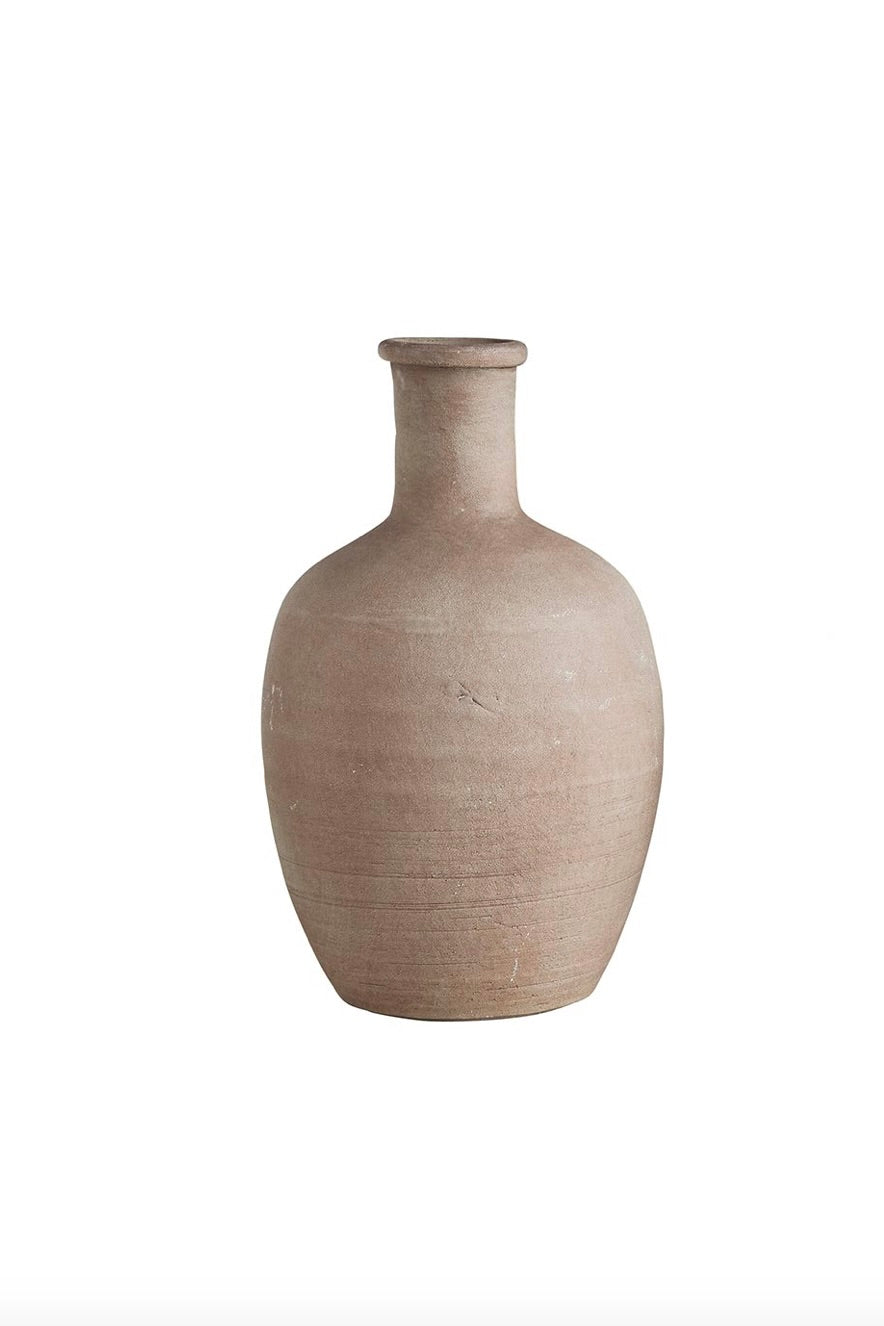 TAUPE TERRACOTTA VASE