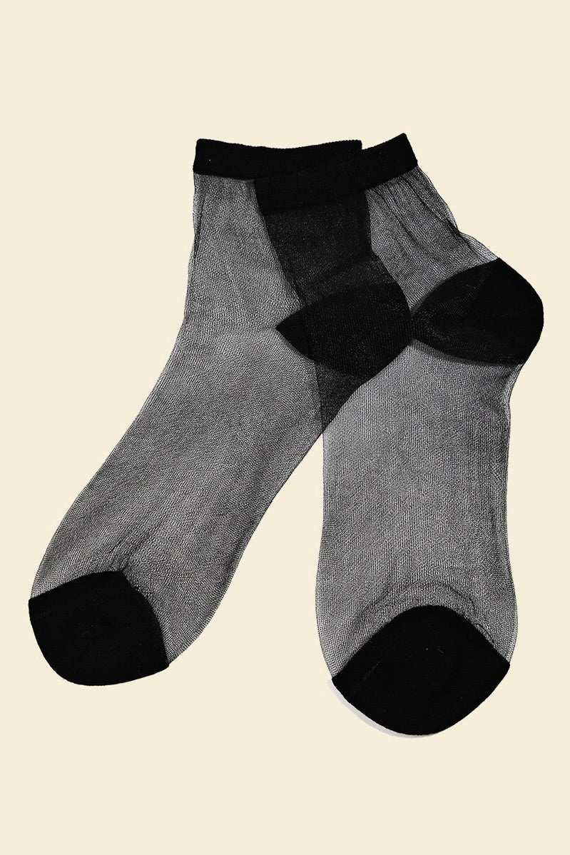 SHEER ANKLE SOCKS