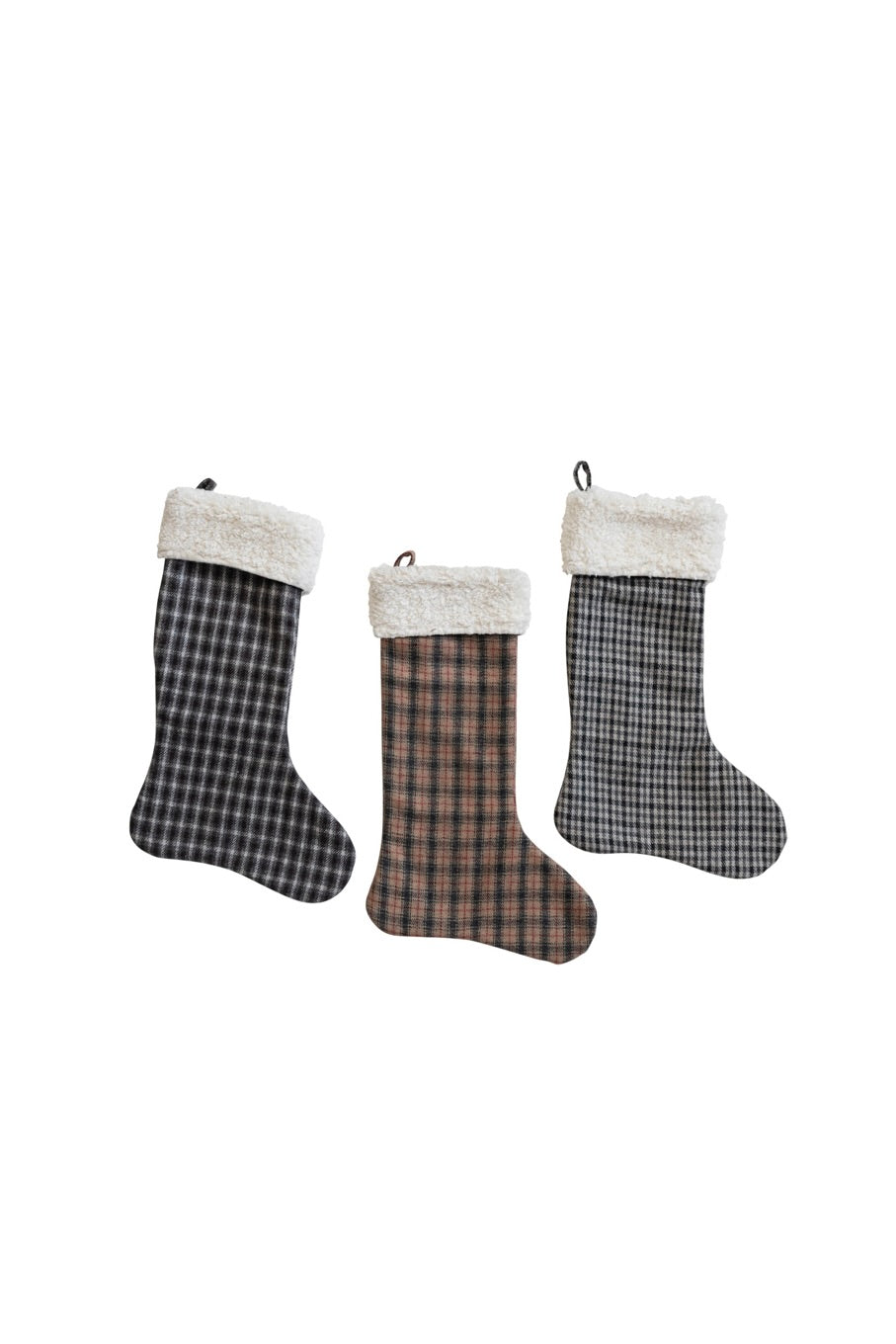 PLAID WOOL STOCKINGS