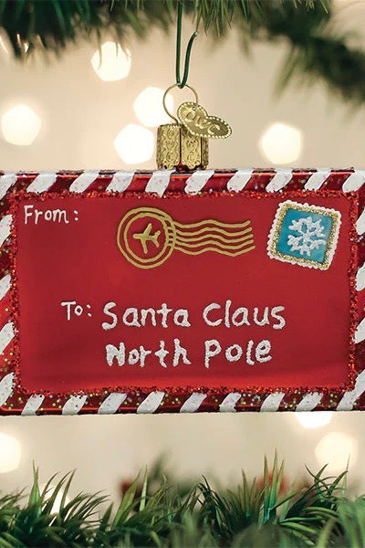 LETTER TO SANTA ORNAMENT