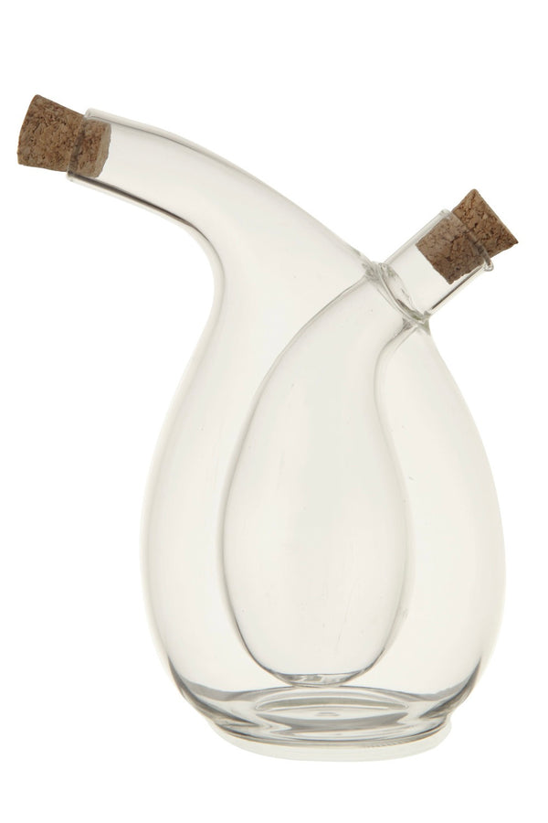 OIL AND VINEGAR CRUET W/ CORK STOPPERS (IN STORE PICK UP ONLY)