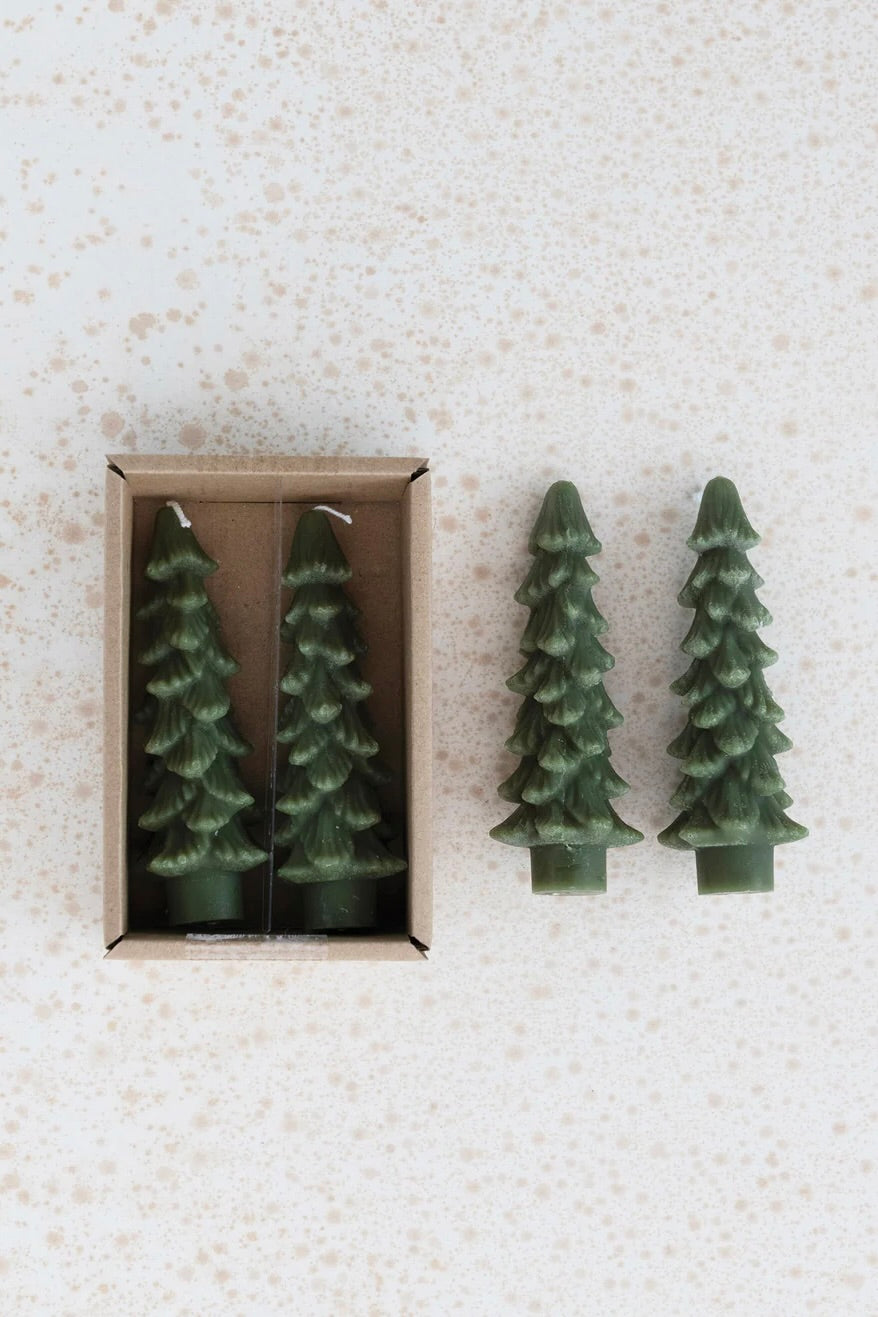 TREE SHAPED TAPER CANDLES