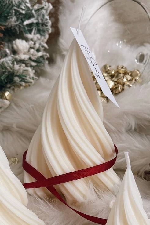 SPIRAL CHRISTMAS TREE CANDLE