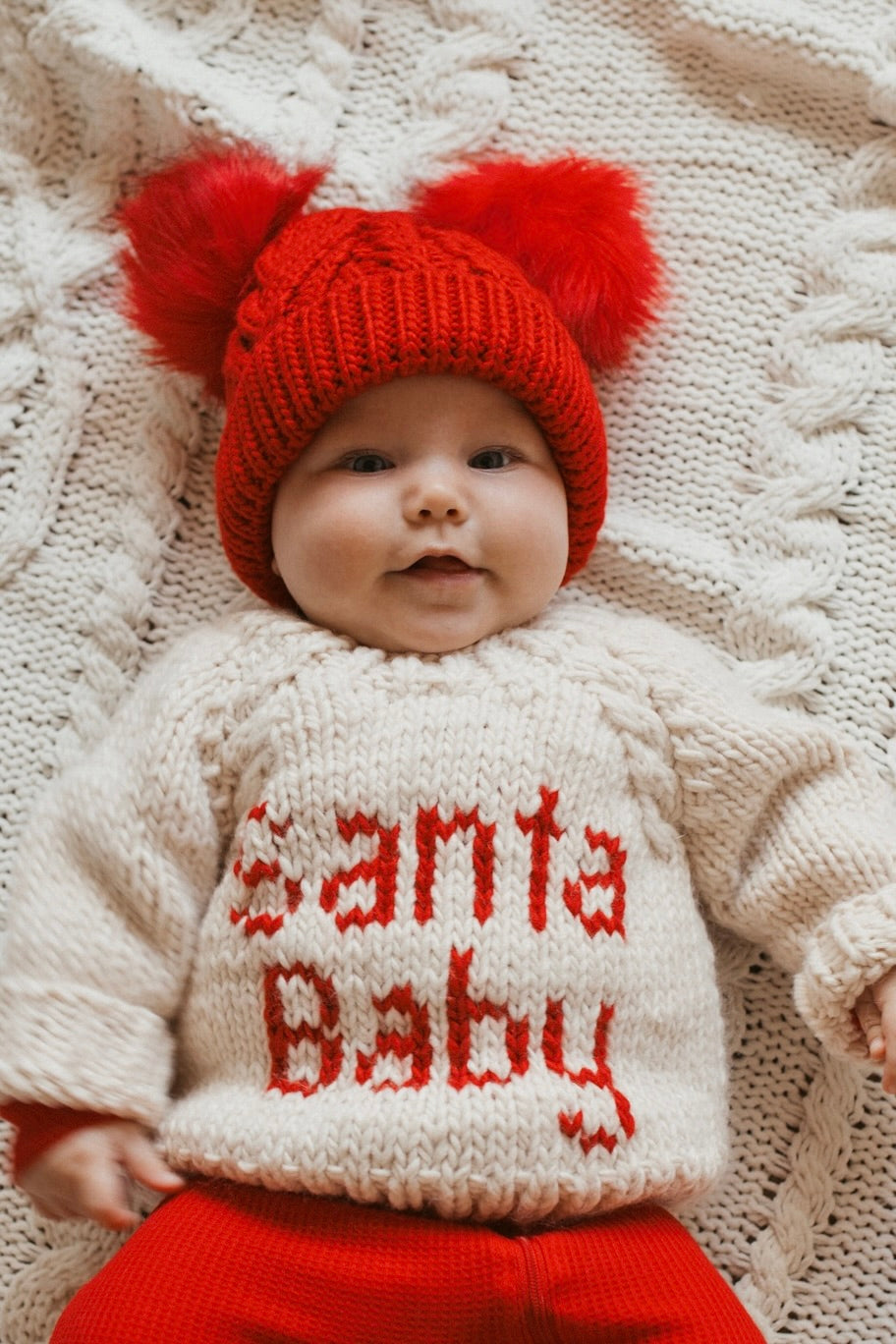 SANTA BABY CREW NECK SWEATER