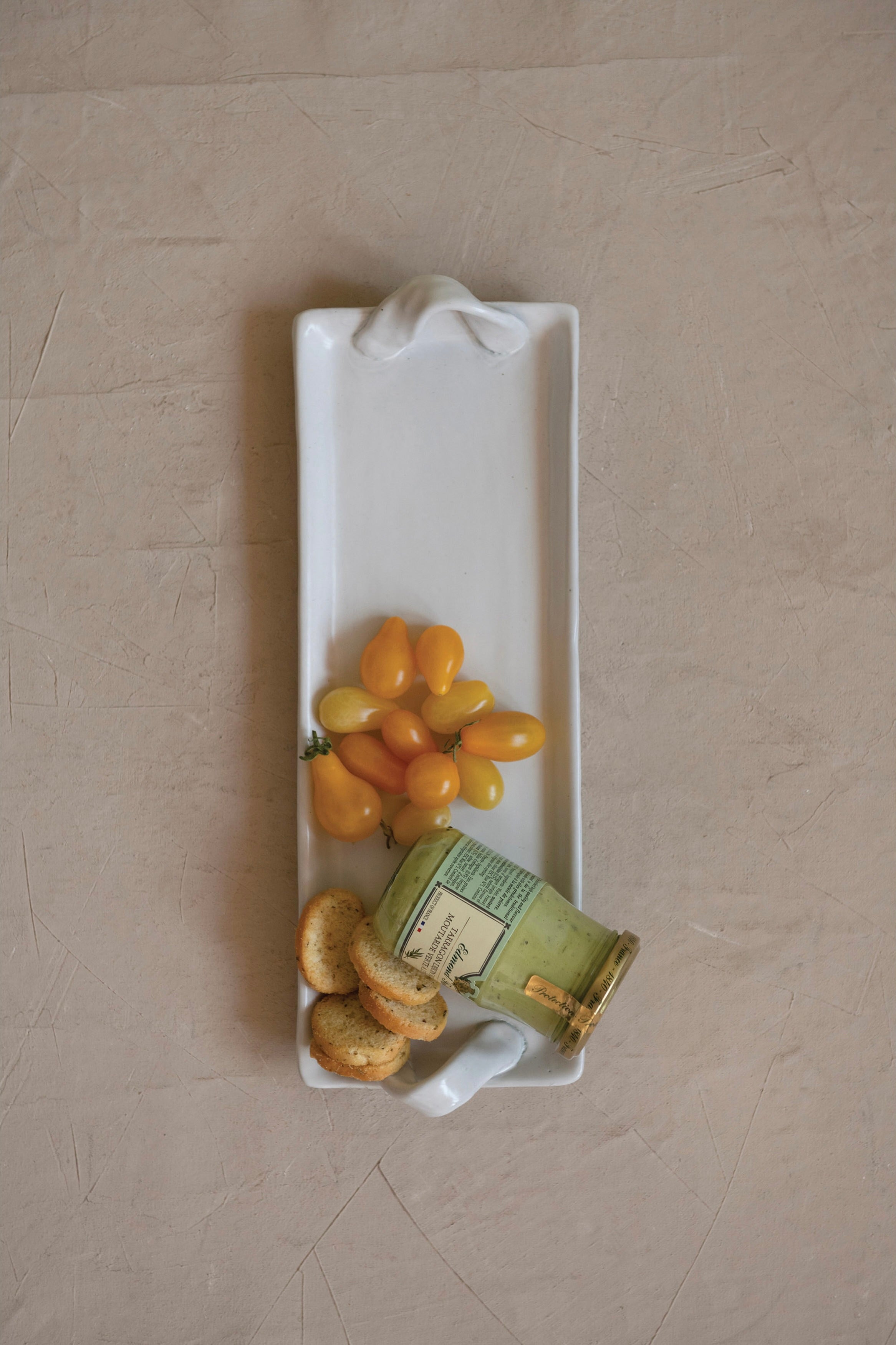 STONEWARE TRAY W/ HANDLES (IN STORE PICK UP ONLY)