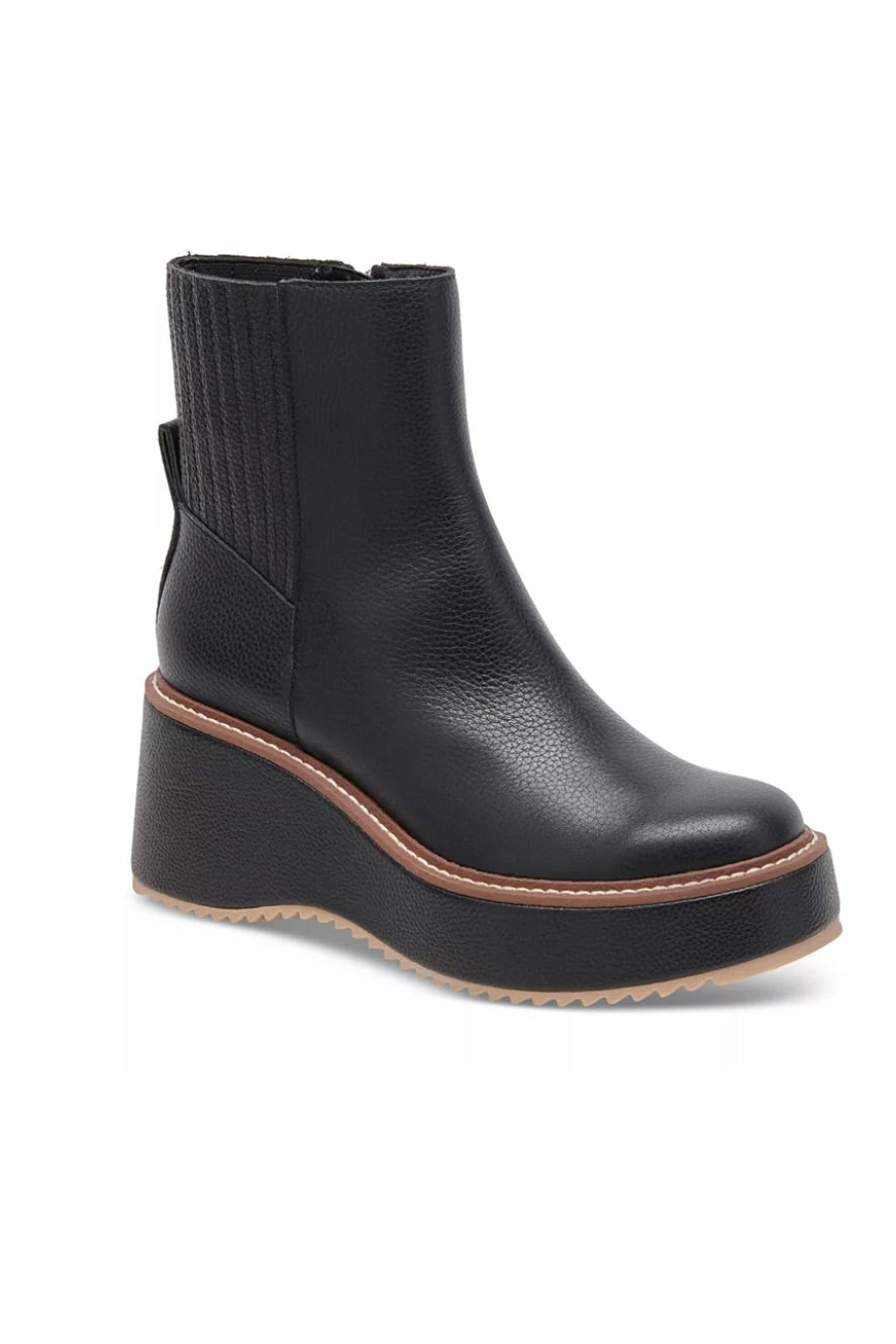 DOLCE VITA - HILDE BLACK LEATHER BOOT