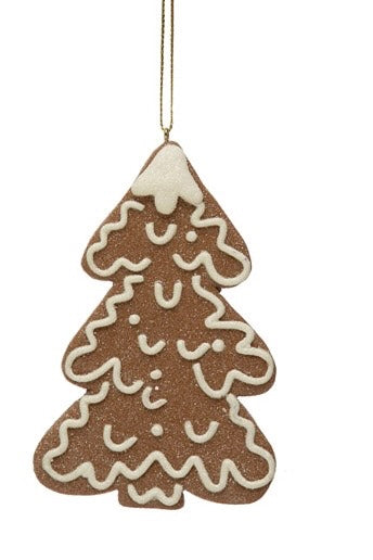 CLAY DOUGH GINGERBREAD COOKIE ORNAMENTS