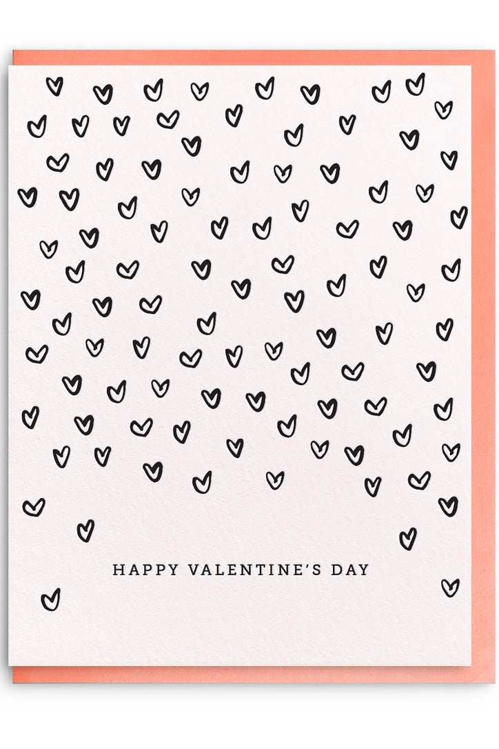 VALENTINE'S DAY HEARTS CARD