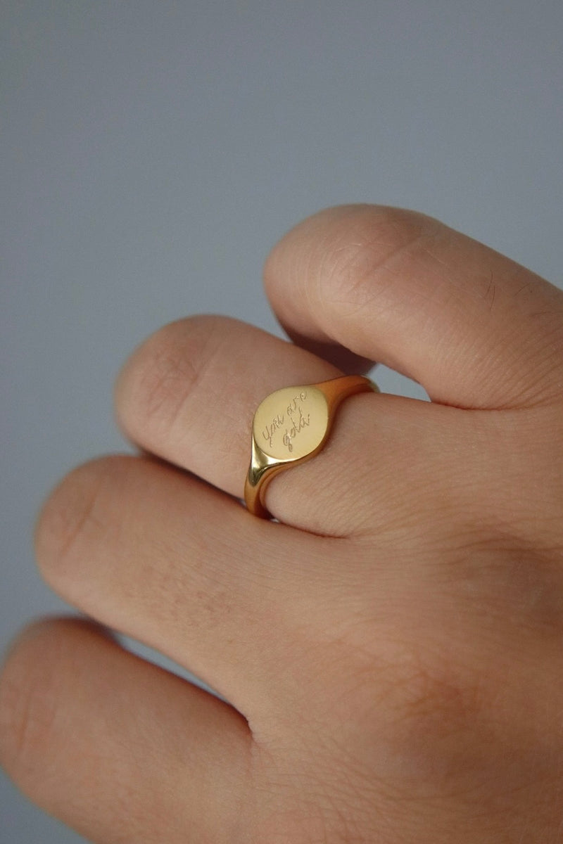 JESSA JEWELRY - YOU ARE GOLD SIGNET RING