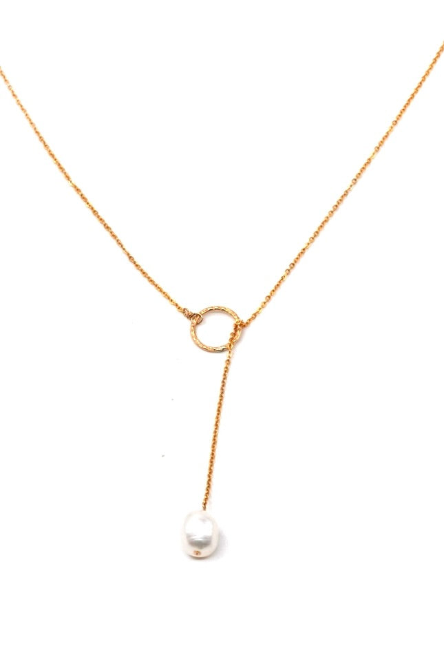 MAY MARTIN - PEARL PULL-THROUGH NECKLACE