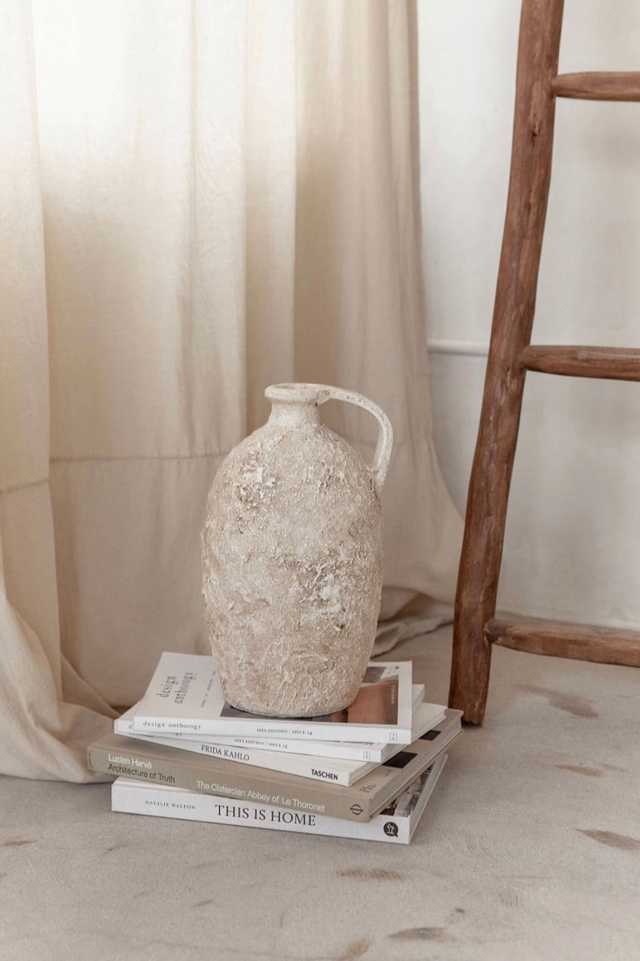 JITANA - JUG VASE - AGED TAUPE (IN STORE PICK UP ONLY)