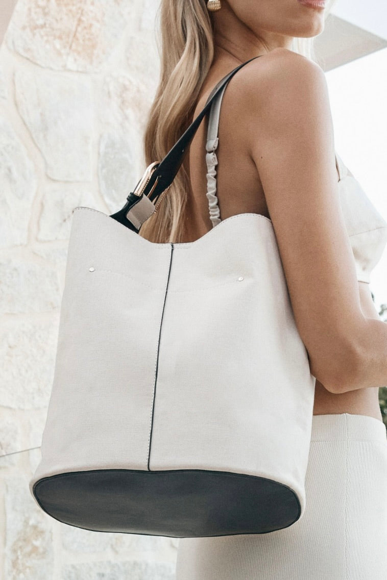 BILLINI - CALI BAG -BONE LINEN