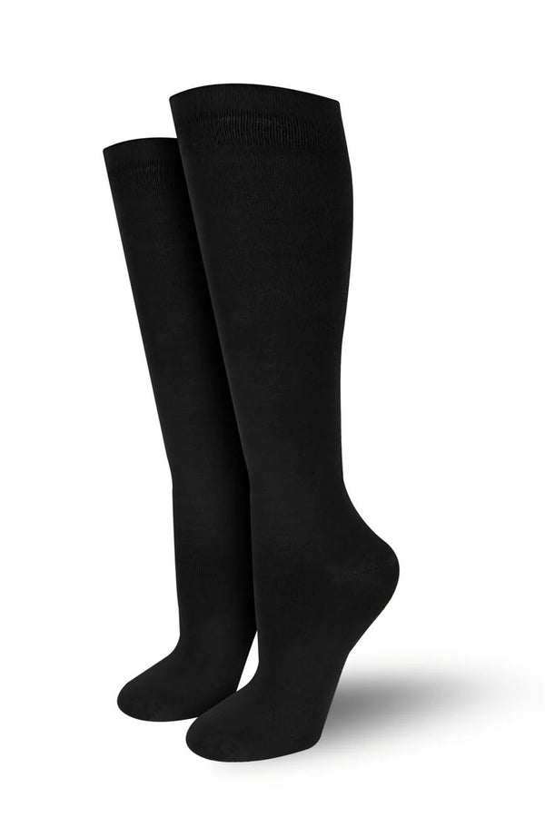 BAMBUKAS - CHIC BLACK KNEE-HIGH BOOT SOCKS