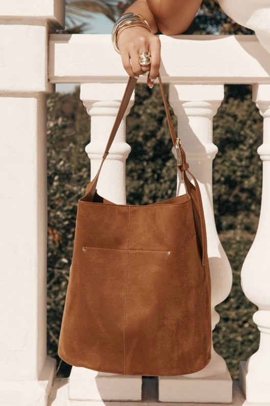 BILLINI - CALI BAG - TAN SUEDE