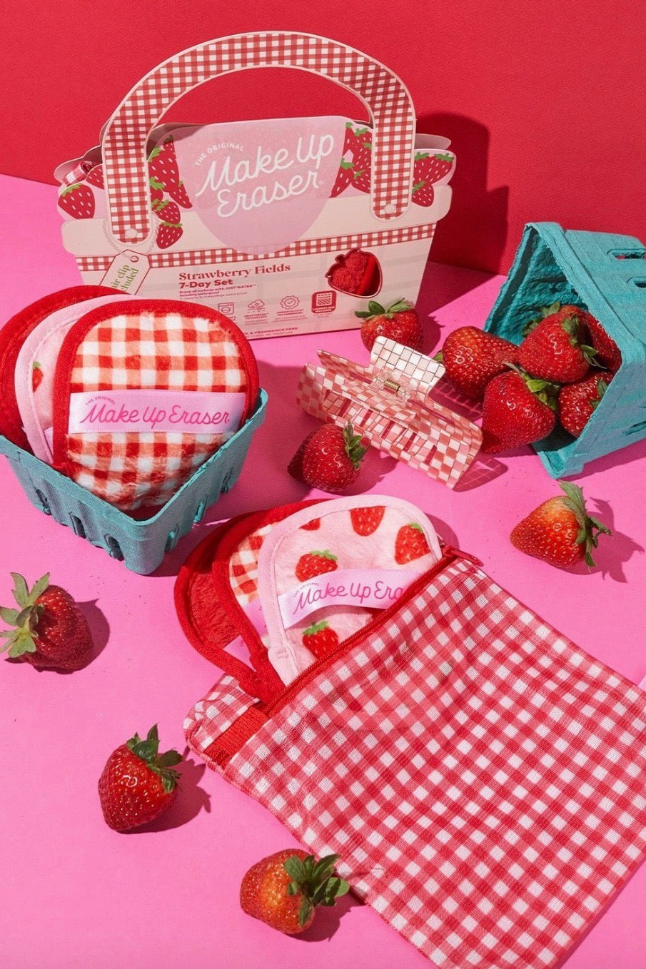 STRAWBERRY FEILDS - 7 DAY SET MAKEUP ERASER