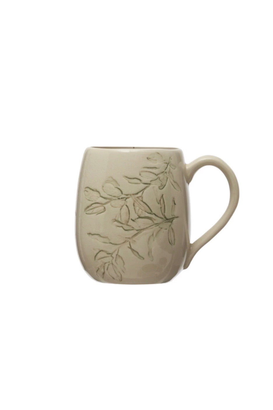 BOTANICAL STONEWARE MUGS