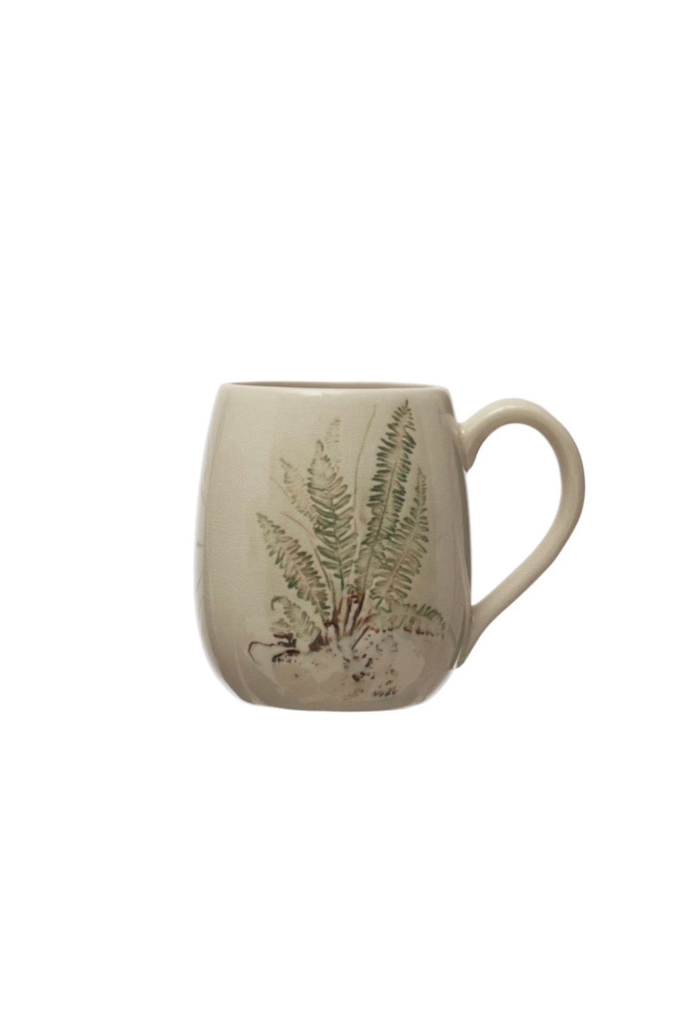 BOTANICAL STONEWARE MUGS