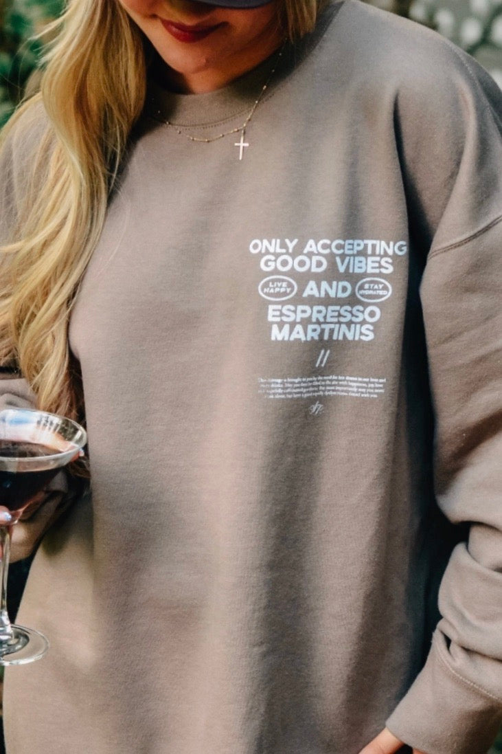 ESPRESSO MARTINI CREWNECK