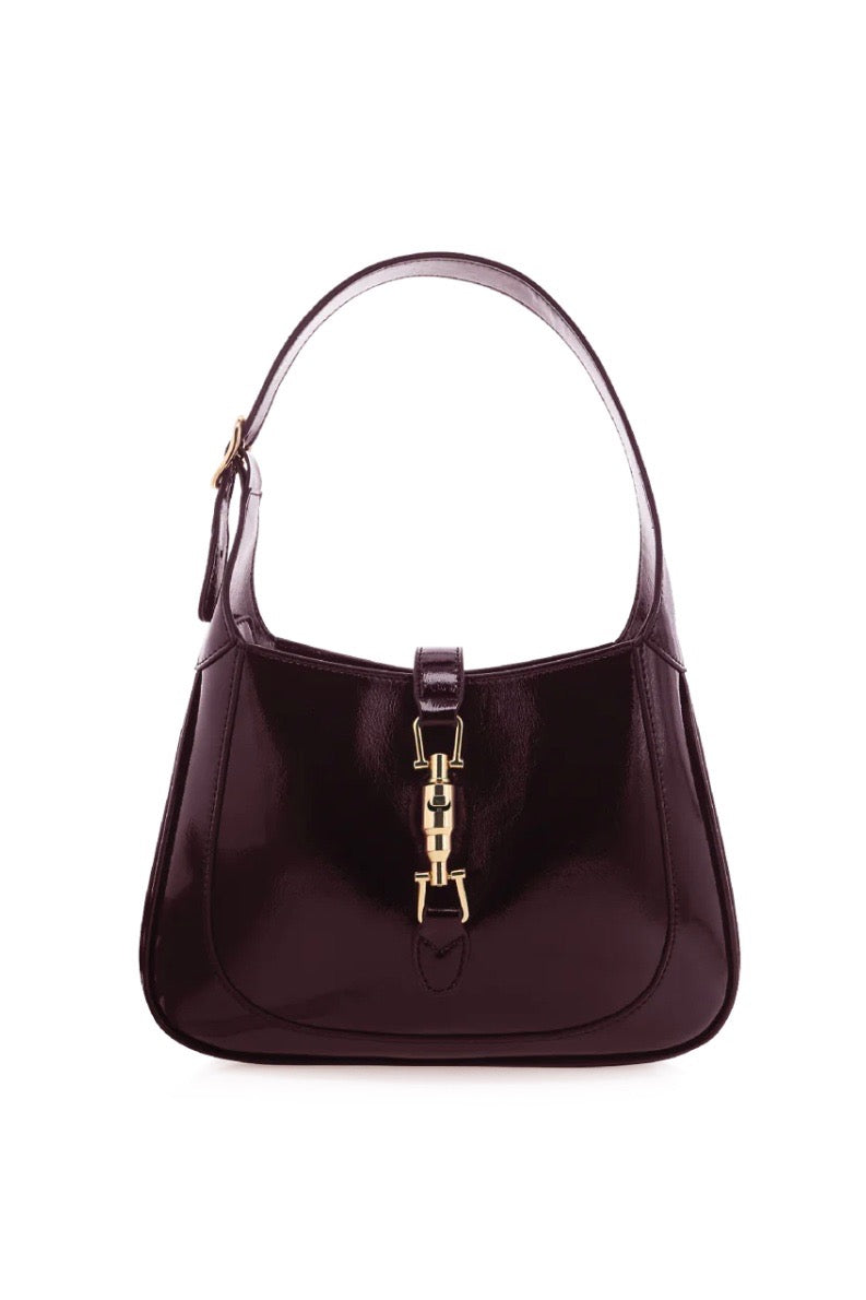 BILLINI - ALIX BAG - MULBERRY CRINKLE PATENT