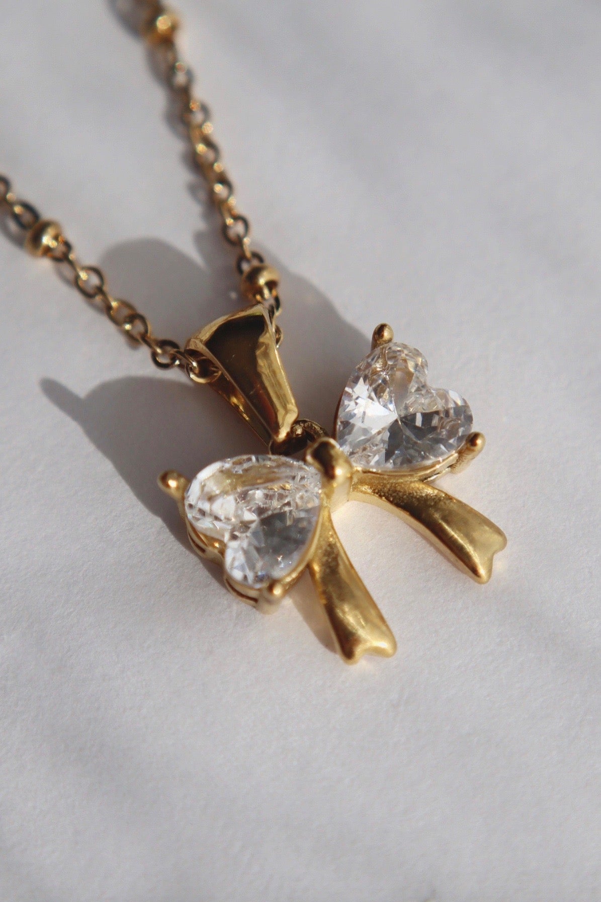 JESSA JEWELRY - BELOVED BOW NECKLACE