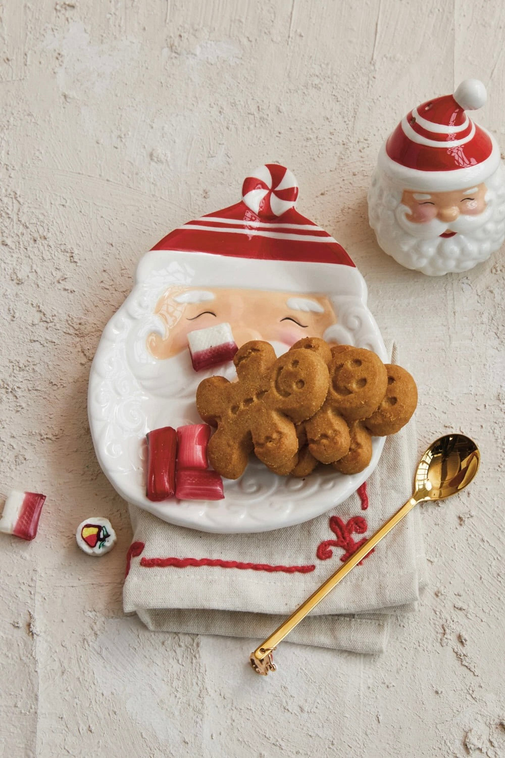 JOLLY SANTA CERAMIC PLATE