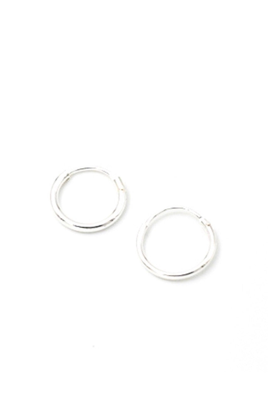 MAY MARTIN - PETITE HOOP SILVER