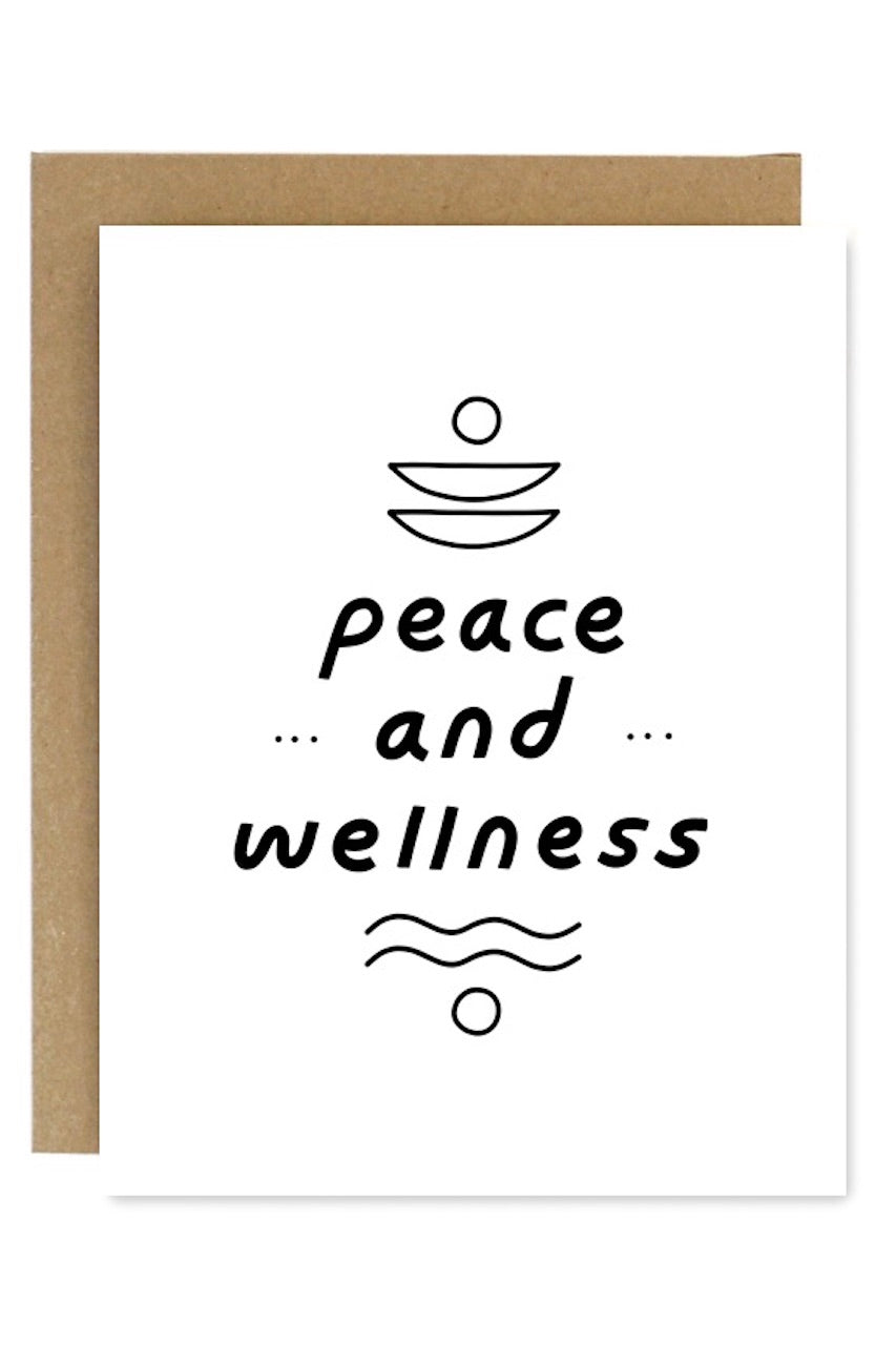 PEACE AND WELLNESS CARD