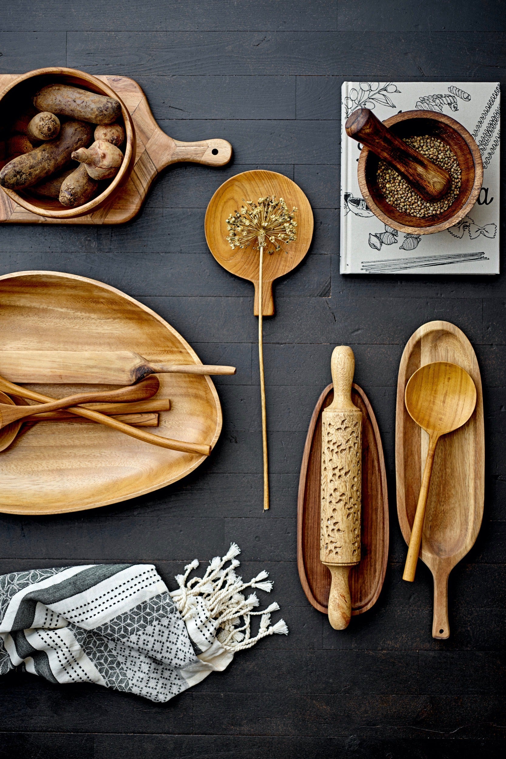 TEAK WOOD SPOON