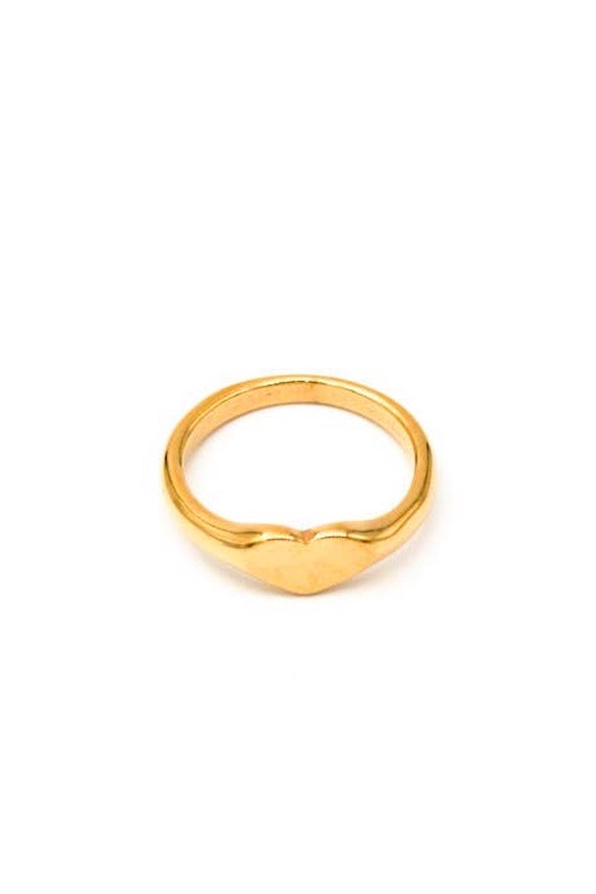 MAY MARTIN - HEART SIGNET RING