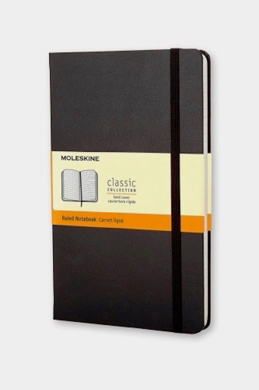 MOLESKINE - MEDIUM CLASSIC  NOTEBOOK - BLACK